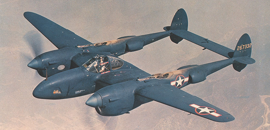 Lockheed F5 Lightning in Synthetic Haze Paint